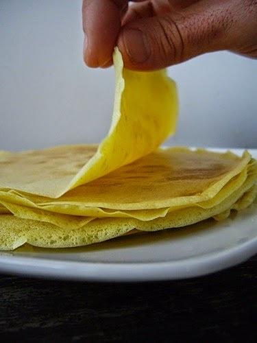 Crepes vegane con zucca