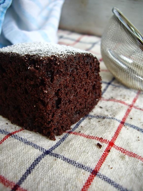 Torta senza foro vegana al cioccolato