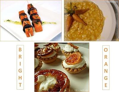 Menù bright orange di colors&food