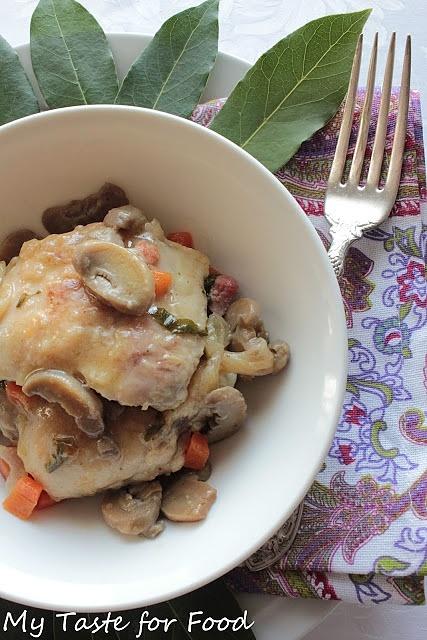 Coq au vin alla francese di Malvarosa