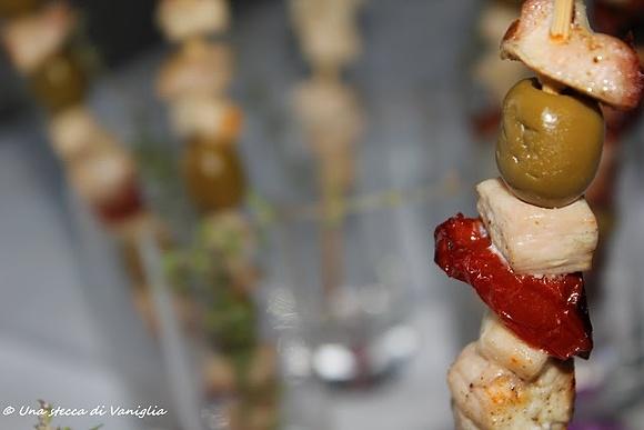 Spiedini di pollo con pochi ingredienti