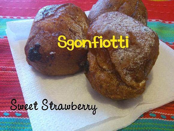Sgonfiotti ricetta dolce carnevale
