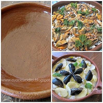 Tiella riso patate e cozze
