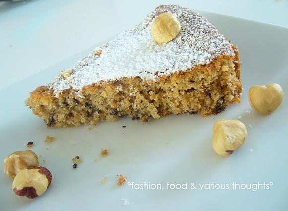 Torta nocciole e cioccolato con patate
