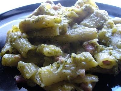 Pasta broccoli e pancetta