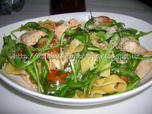 Tagliatelle estive con tacchino