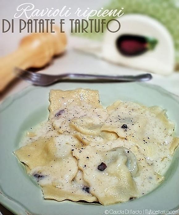 Ravioli ripieni di patate e tartufo