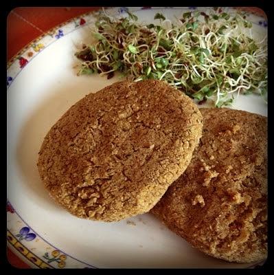 Burger di lenticchie e miglio