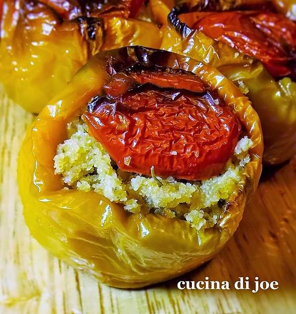 Pipi chini ripieni di peperoni kalabresi