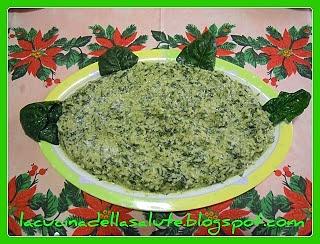 Risotto agli spinaci e panna