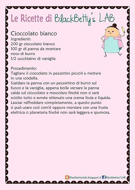 Ganache al cioccolato bianco semplice e cremosa