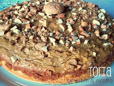 Torta amaretti e ricotta