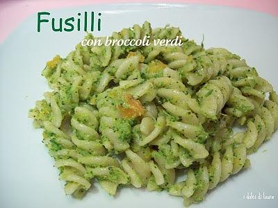 Fusilli con broccoli verdi