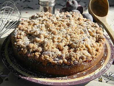 Torta di susine con streusel