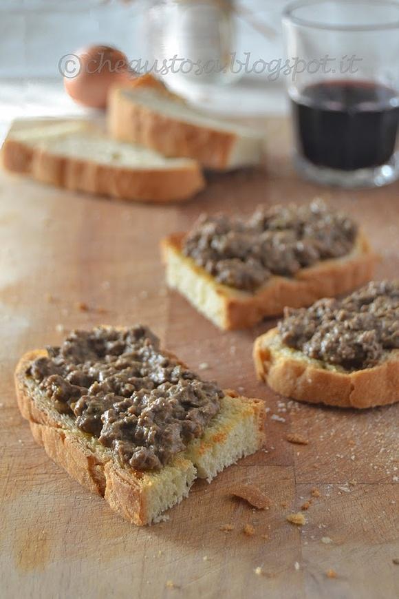 Quanto mi piacciono i fegatini toscani per crostini
