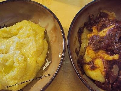 Polenta semplice e autunnale