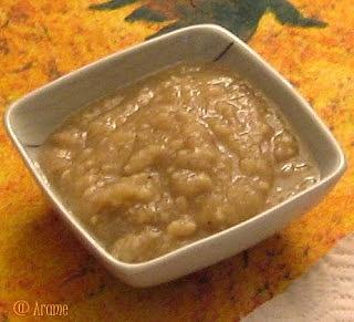 Mele e castagne al cucchiaio