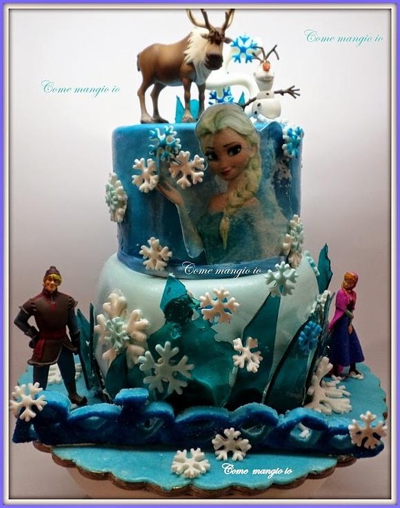 Frozen Il regno di ghiaccio dessert frozen Elsa principessa delle nevi