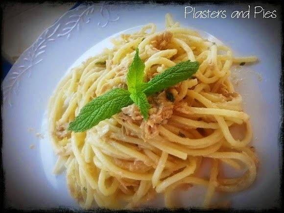 Spaghettoni tonno e limone