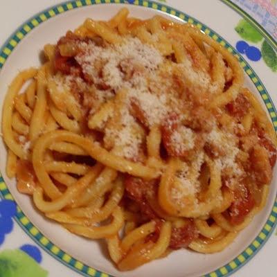 Troccoli all' Amatriciana