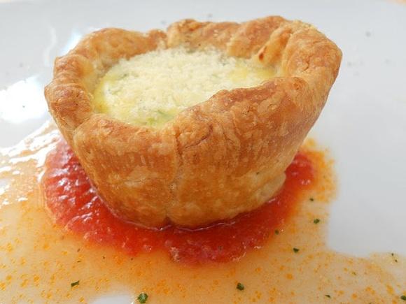 Tortino con fonduta di Murazzano dop