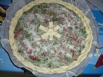 Quiche lorraine con le coste