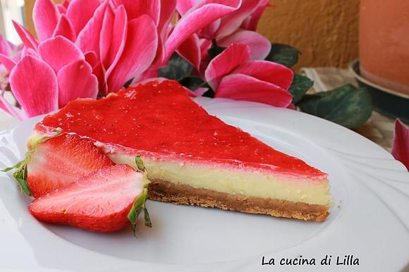 Cheesecake cotta alle fragole