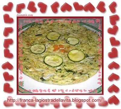 Torta di neonata con zucchine