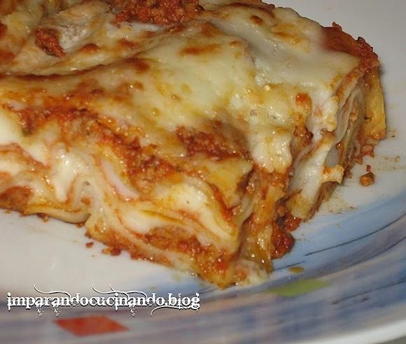 Lasagne al forno preparate in meno di un'ora con Bimby