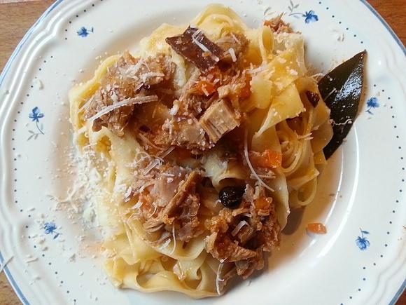 Tagliatelle al ragù d'anatra