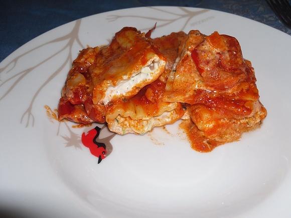Paccheri ripieni lasagnati
