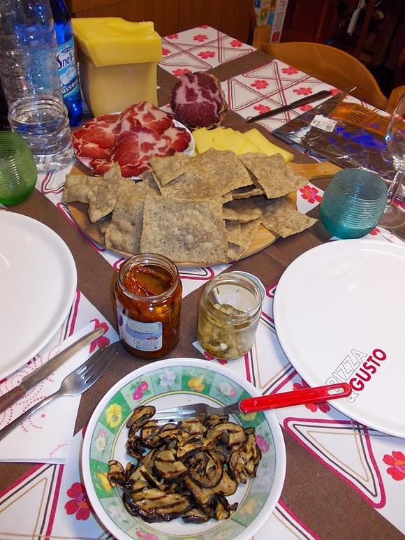 Gnocco fritto saraceno con coppa Peveri