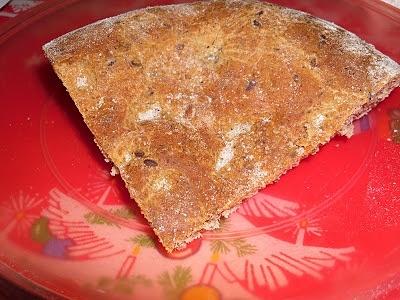 Focaccia di farro e grano saraceno