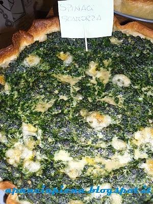 Torta salata spinaci e scamorza