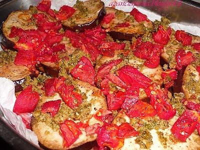 Melanzane alla sarda con erba della madonna