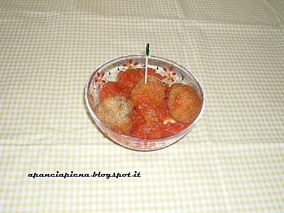 Polpette di melanzane al sugo di pomodoro fresco