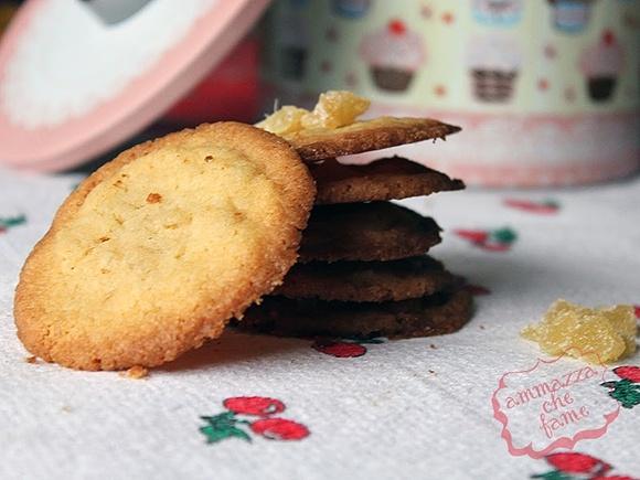 Biscotti allo zenzero candito