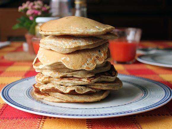 Pancakes con mirtilli