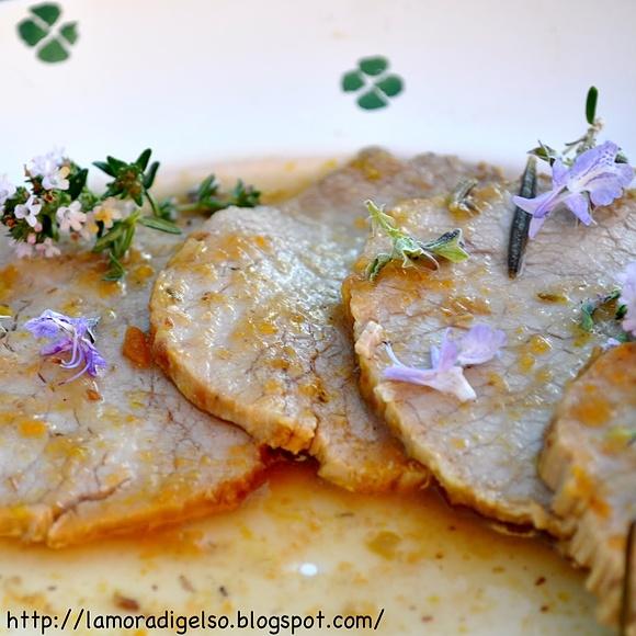 Arrosto di vitello alle erbe