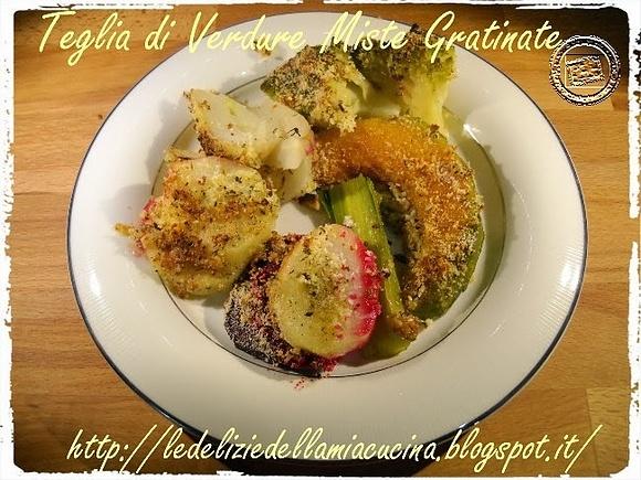 Verdure gratinate al forno