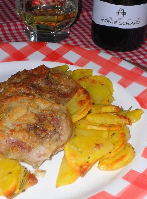 Ossobuco di tacchino al forno con patate