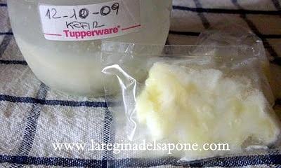 Congelare e scongelare i grani di kefir