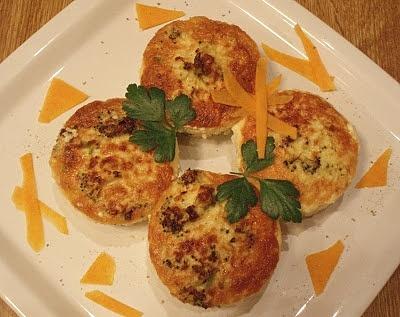 Flan di cavolfiore e broccoli con scamorza affumicata