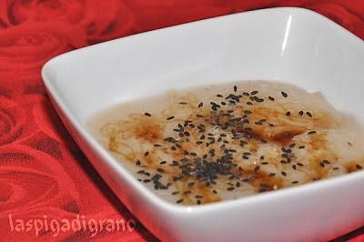 Colazione dolce con crema di riso