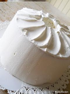 Torta chiffon bianca