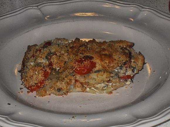 Tortino di alici e patate