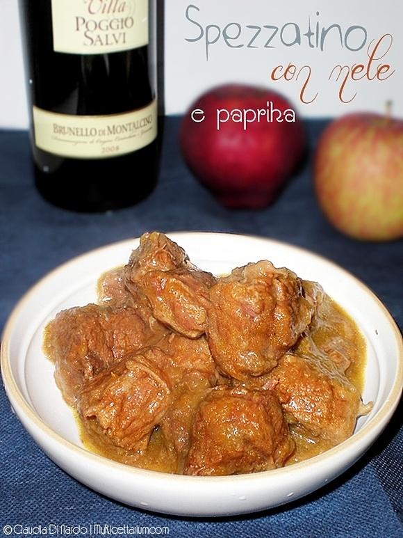 Spezzatino con mele e paprika