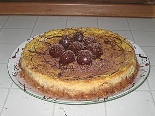 Tanti auguri maritino: cheesecake con sciroppo d'acero e mela