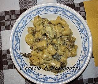 Gnocchi radicchio e zafferano