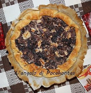 Torta rustica radicchio e caciocavallo